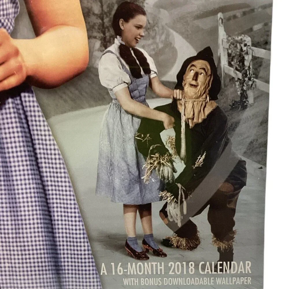 The Wizard Of Oz 16-Month‎ 2018 Calendar With Bonus Downloadable Wallpaper - #1
